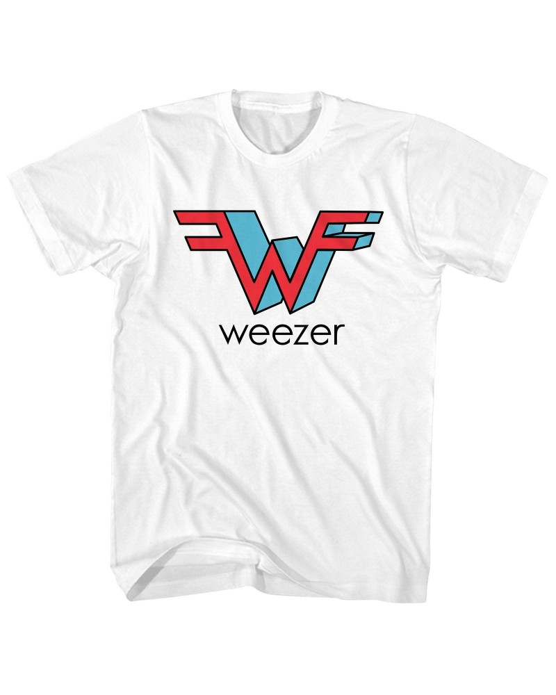 Weezer T-Shirt | 3D W Logo Shirt $7.73 Shirts