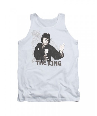 Elvis Presley Tank Top | FIGHTING KING Sleeveless Shirt $6.66 Shirts