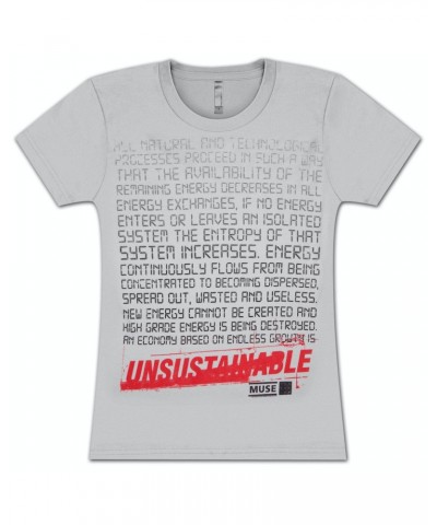 Muse Unsustainable Girlie T-Shirt $13.60 Shirts