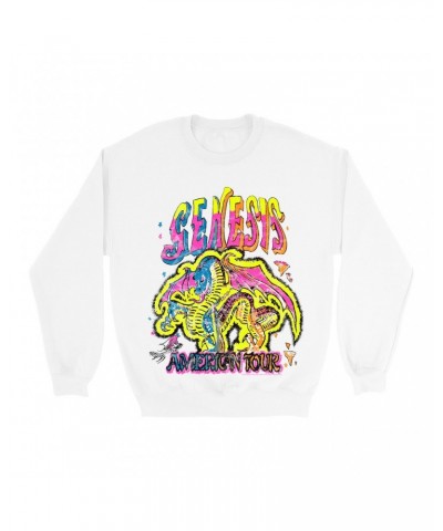 Genesis Sweatshirt | Retro American Tour Dragon Sweatshirt $14.68 Sweatshirts