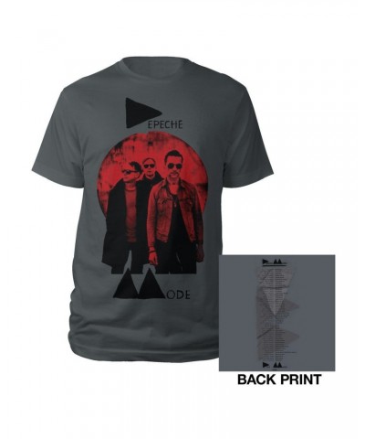 Depeche Mode Charcoal With Red Photo T-Shirt $18.00 Shirts