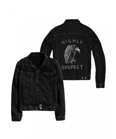 Highly Suspect Vulture Black Denim Jacket $30.26 Outerwear