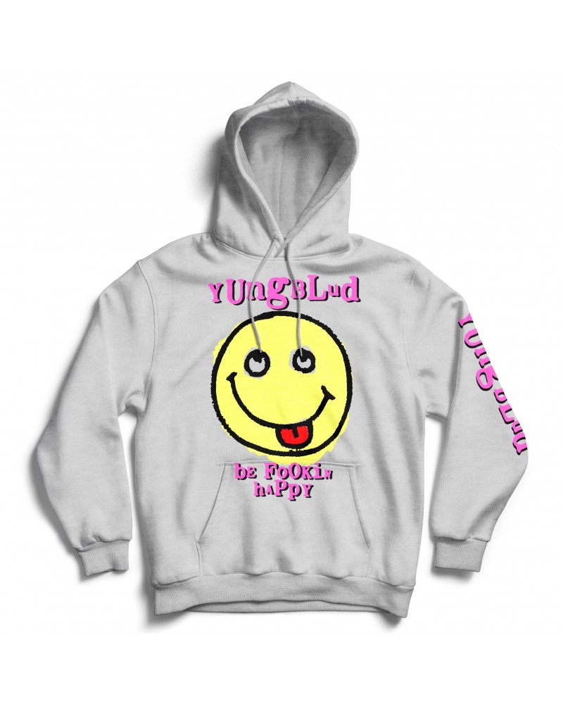 YUNGBLUD Hoodie - Raver Smile $19.24 Sweatshirts