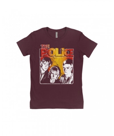 The Police Ladies' Boyfriend T-Shirt | Outlandos Ombre Trio Distressed Shirt $11.48 Shirts