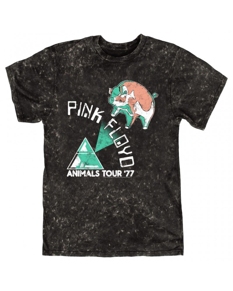 Pink Floyd T-shirt | Pastel Animals '77 Tour Mineral Wash Shirt $9.88 Shirts