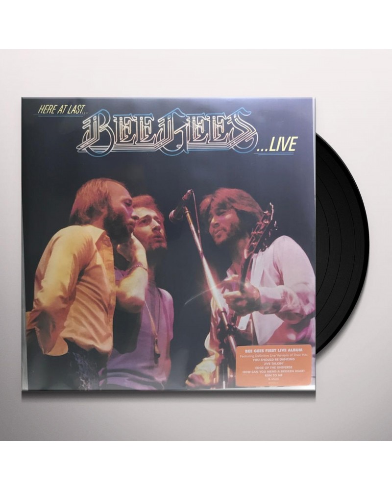 Bee Gees HERE AT LAST: BEE GEES LIVE Vinyl Record $10.65 Vinyl