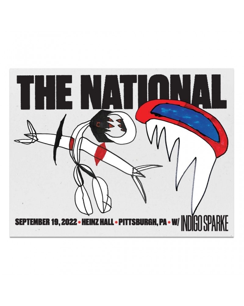 The National Pittsburgh PA Heinz Hall Poster - September 19 2022 $14.10 Decor