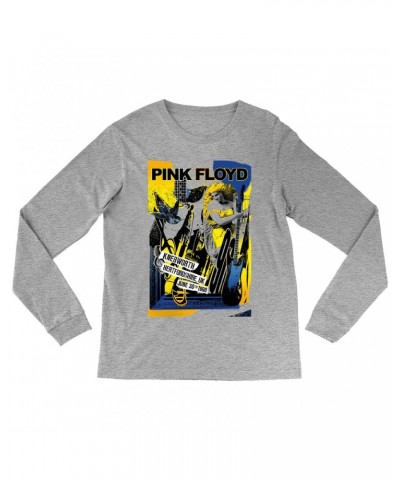 Pink Floyd Long Sleeve Shirt | Live At Hertfordshire UK Collage Concert Poster Shirt $14.68 Shirts