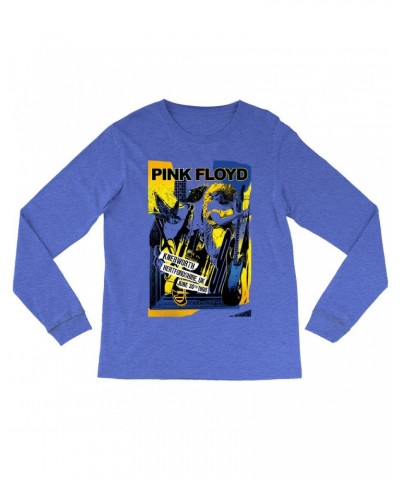 Pink Floyd Long Sleeve Shirt | Live At Hertfordshire UK Collage Concert Poster Shirt $14.68 Shirts