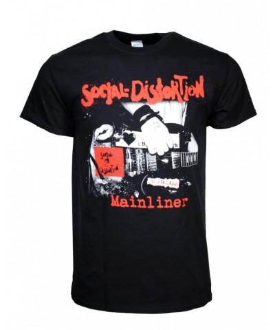 Social Distortion T Shirt | Social Distortion Mainliner Album T-Shirt $8.38 Shirts