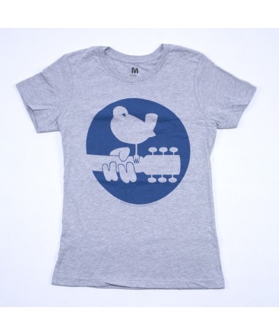 Woodstock Girls Blue Circle Dove Logo T-Shirt $1.90 Shirts