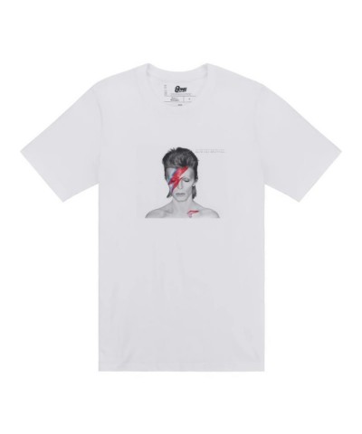 David Bowie White Aladdin Sane Tee $18.90 Shirts