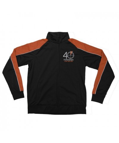 Foreigner 40th Anniversary Zip-Up Track Jacket $16.80 Outerwear