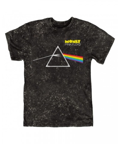 Pink Floyd T-shirt | Money Album Distressed Mineral Wash Shirt $13.78 Shirts