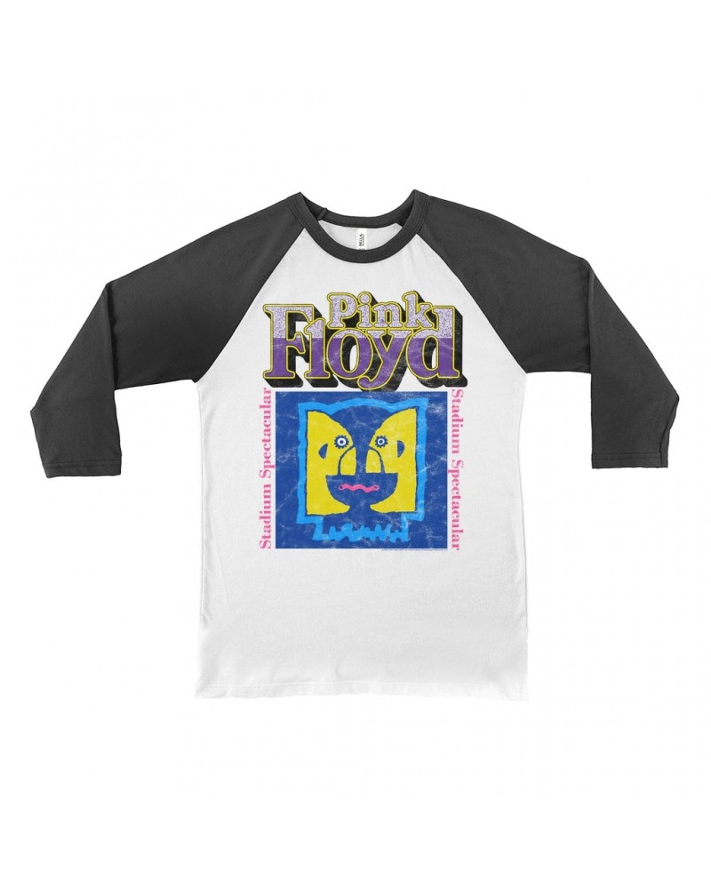 Pink Floyd 3/4 Sleeve Baseball Tee | Division Bell Stadium Spectacular Shirt $10.78 Shirts