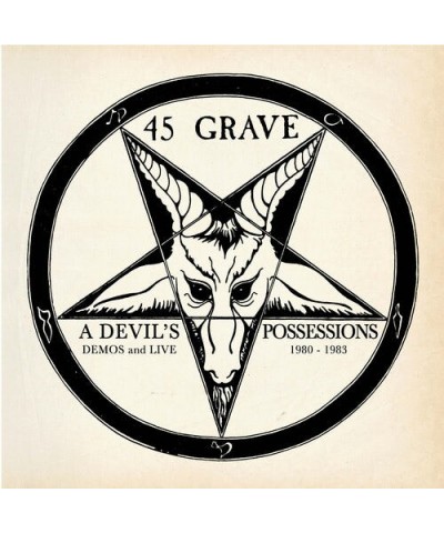 45 Grave DEVIL'S POSSESSIONS - DEMOS & LIVE 1980-1983 Vinyl Record $10.45 Vinyl