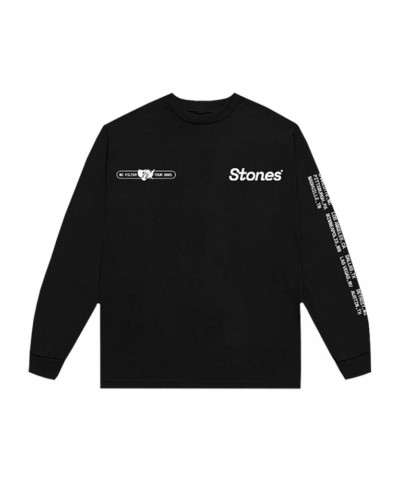 The Rolling Stones No Filter USA 2021 Black Long Sleeve Shirt $20.50 Shirts