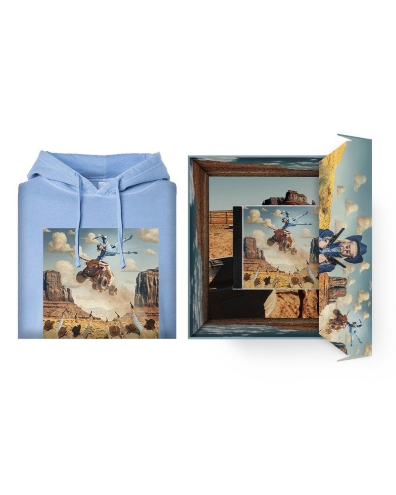 Oliver Tree Album Cover Hoodie + CD Box Set $24.88 CD