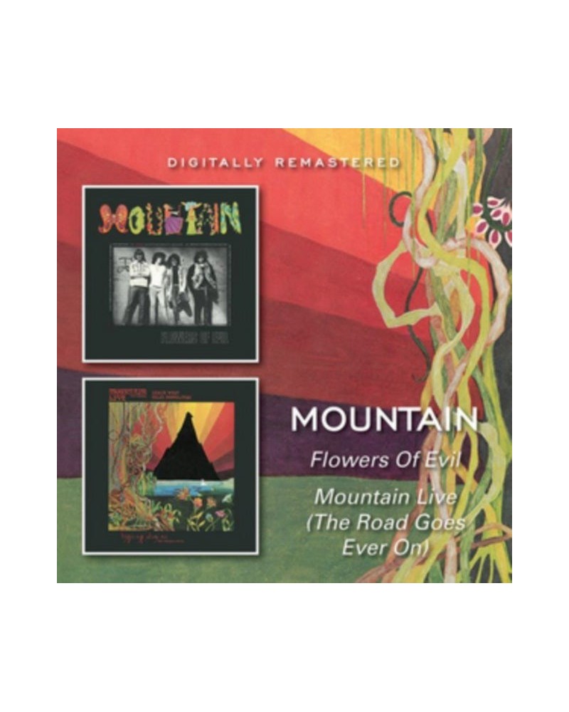 Mountain CD - Flowers Of Evil / Mountain Live (The Road Goes Ever On) $12.80 CD