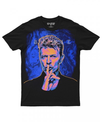 David Bowie SHHH! Bowie Black T-Shirt $12.60 Shirts