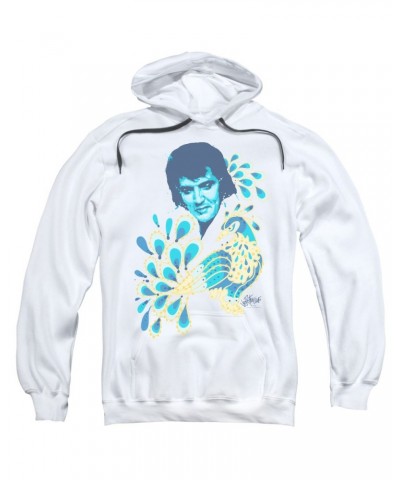 Elvis Presley Hoodie | PEACOCK Pull-Over Sweatshirt $15.68 Sweatshirts