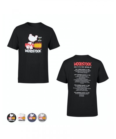 Woodstock 50th Anniversary Logo T-Shirt $4.55 Shirts