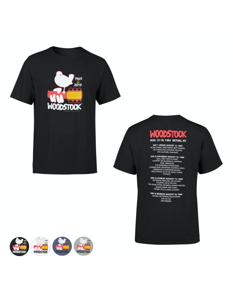 Woodstock 50th Anniversary Logo T-Shirt $4.55 Shirts