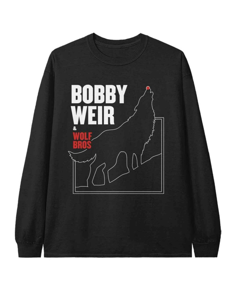 Bob Weir Bobby Weir and Wolf Bros Holiday Howling Moon Long Sleeve Tee $22.00 Shirts