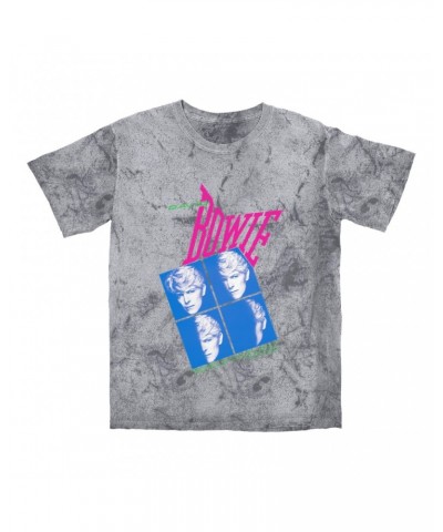 David Bowie T-shirt | Neon Serious Moonlight Tour Color Blast Shirt $9.58 Shirts