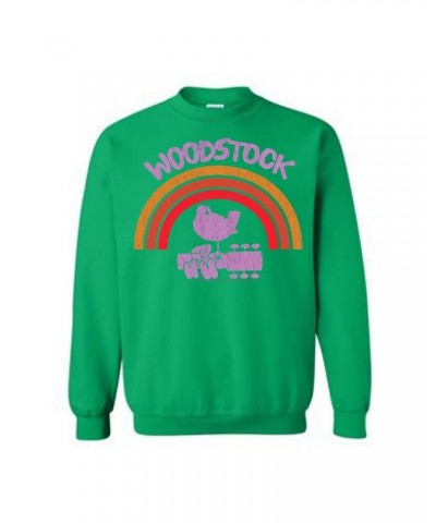 Woodstock Rainbow Crew Neck Sweatshirt $19.35 Sweatshirts