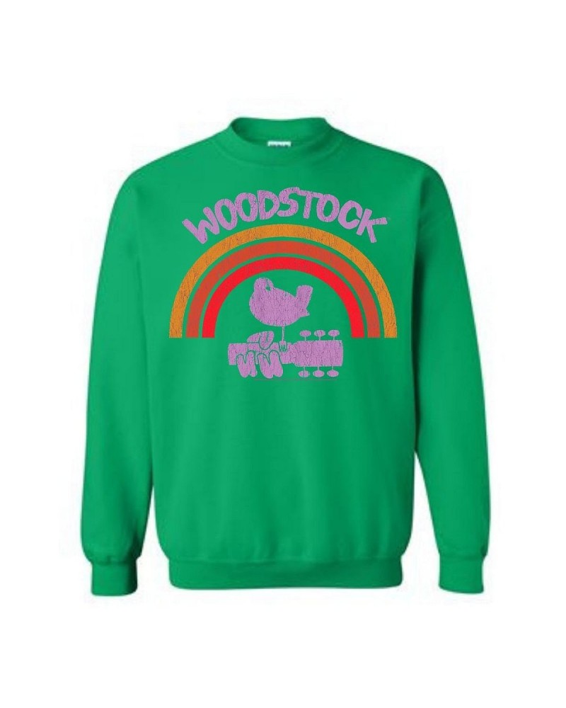 Woodstock Rainbow Crew Neck Sweatshirt $19.35 Sweatshirts