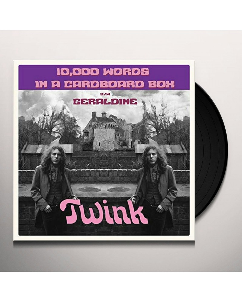 Twink 10 000 WORDS IN A CARDBOARD BOX Vinyl Record $13.51 Vinyl