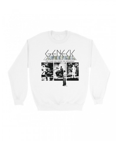 Genesis Sweatshirt | The Lamb Lies Down On Broadway Poster Sweatshirt $14.68 Sweatshirts