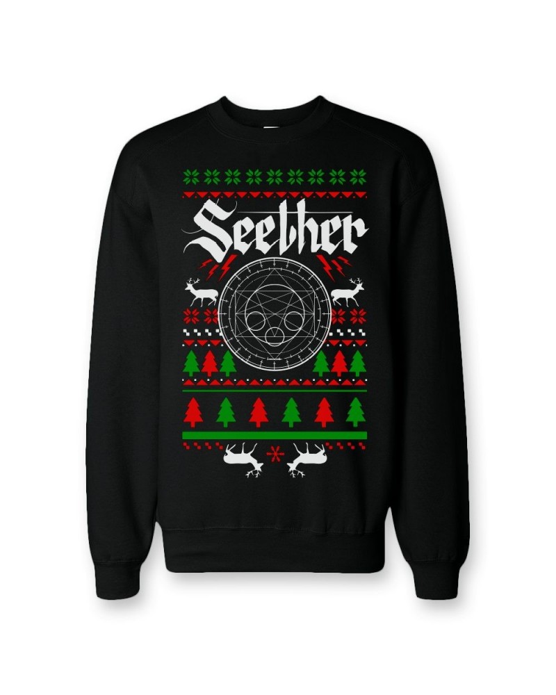 Seether 2017 Holiday Sweatshirt $16.40 Sweatshirts