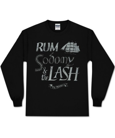 The Pogues Black Rum Long Sleeve T-Shirt $11.40 Shirts